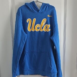 Nike Gray and Blue Apparel Tag